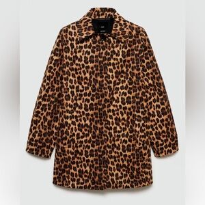 Mango Leopard Coat